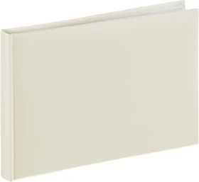 Hama Buch Fotoalbum Fine Art 24x17 / 36 weiße Seiten beige