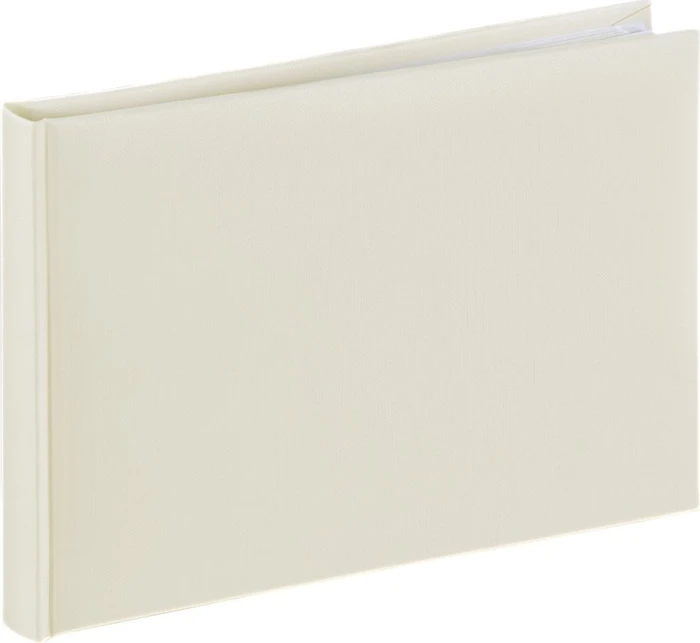 Hama Buch Fotoalbum Fine Art 24x17 / 36 weiße Seiten beige