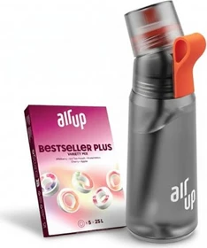 AirUp Twist Pro Tritan Trinkflasche 1l charcoal grey