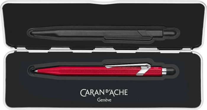 Caran d'Ache 849 Colormat-X Kugelschreiber rot, Metalletui