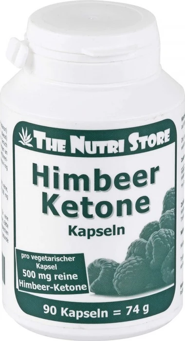 The Nutri Store Himbeer Ketone 500mg Kapseln, 90 Stück