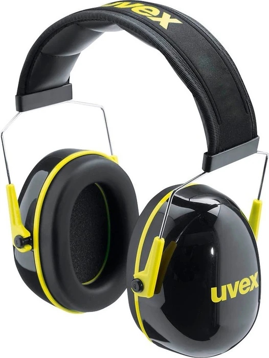 UVEX K2 Gehörschutz schwarz/gelb