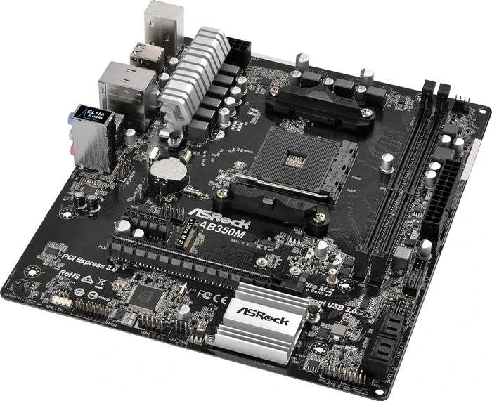 ASRock AB350M (AMD AM4)