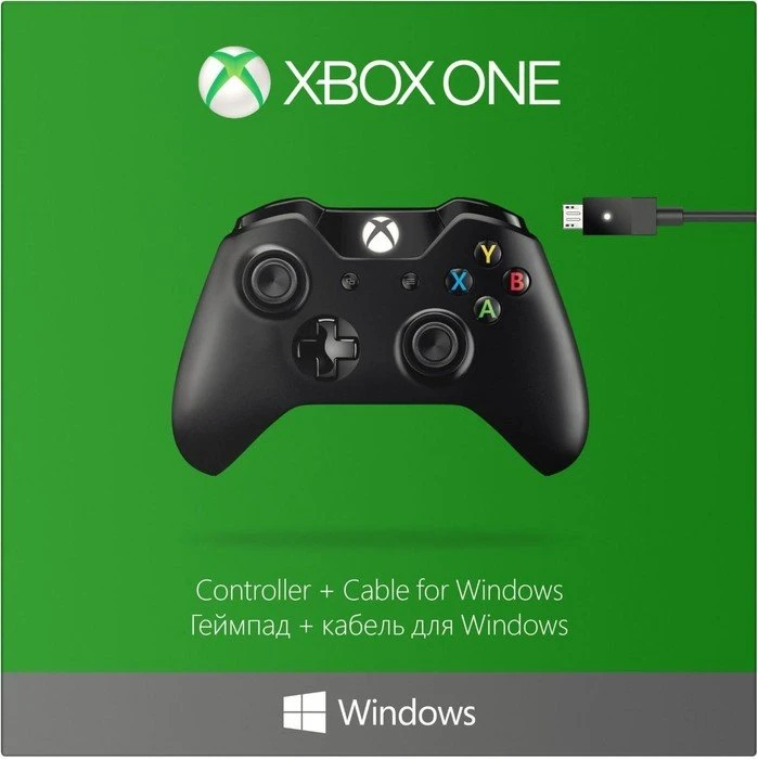 Microsoft Xbox One Controller für Windows schwarz (Xbox One/PC)