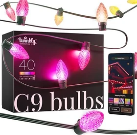 Twinkly C9 Bulbs Lichterkette LED 40x RGB