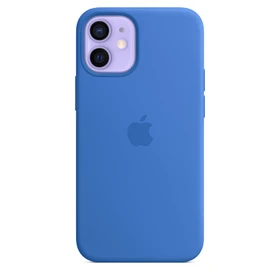 Apple Silikon Case mit MagSafe für iPhone 12 Mini capriblau