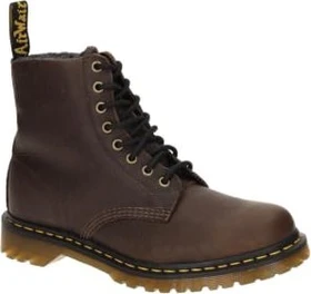 Dr. Martens 1460 Fleece Lined Grizzly Leather Boots dark brown