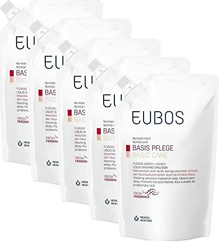 Eubos Basispflege Flüssig rot Flüssigseife Refill, 400ml