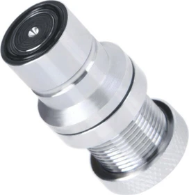 Alphacool Eiszapfen G1/4" IG Schnellverschluss Stecker mit Schottverschraubung, chrome