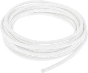 Alphacool AlphaCord Sleeve 4mm Gewebeschlauch für Rundkabel, Gewebeschlauch, 3.3m, weiß