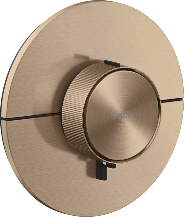 Hansgrohe Axor ShowerSelect ID rund Thermostat brushed red gold