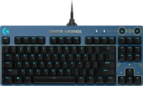Logitech G Pro Gaming Keyboard, League of Legends Edition, TKL, GX-BROWN, USB, DE