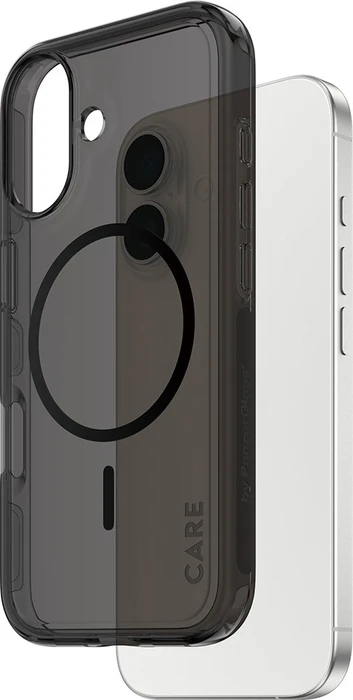 PanzerGlass Care Flagship Case Urban Explorer Smokey w. Black MagSafe für Apple iPhone 17