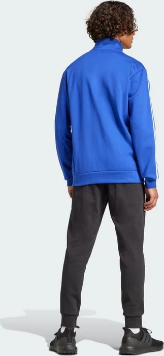 adidas Basic 3-Streifen Fleece Trainingsanzug semi lucid blue (Herren)