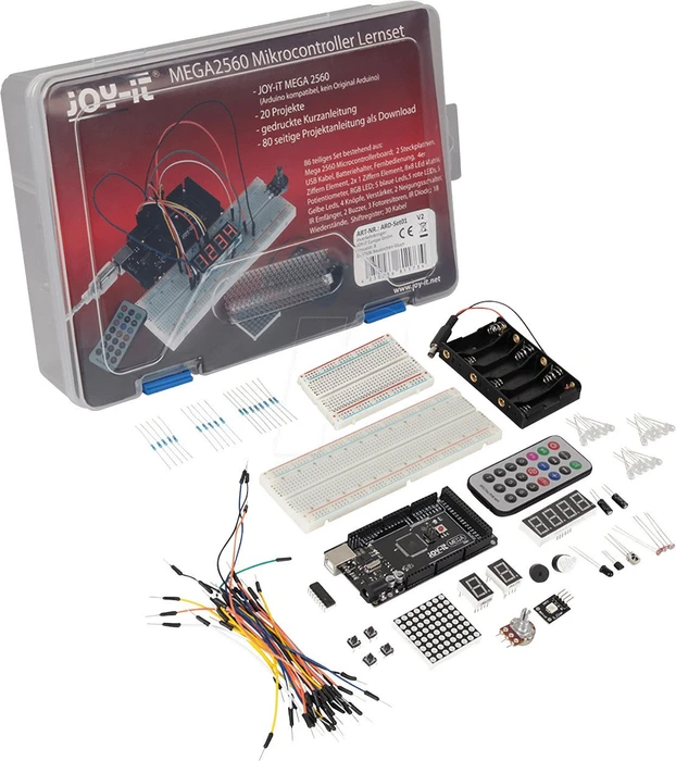 Arduino Mega 2560 Rev.3 Mikrokontroller Lernset, kompatible