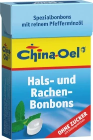 Hübner China-Oel Hals- und Rachenbonbons, 40g