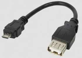 LogiLink USB 2.0/Micro-B Kabel, 0.06m (AU0030)