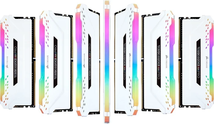 Corsair Vengeance RGB PRO weiß UDIMM 32GB Kit, DDR4-2666, CL16-18-18-36