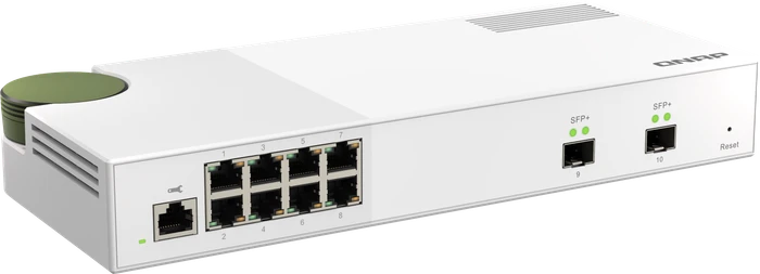 QNAP QSW-M2100 Desktop 2.5G Smart Switch, 8x RJ-45, 2x SFP+