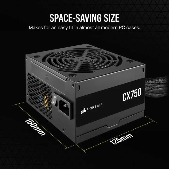 Corsair CX Series 2023 CX750 750W, ATX 2.31