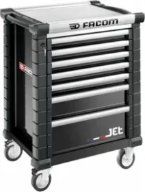 Facom JET.7NM3A Werkzeugwagen schwarz