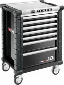 Facom JET.7NM3A Werkzeugwagen schwarz