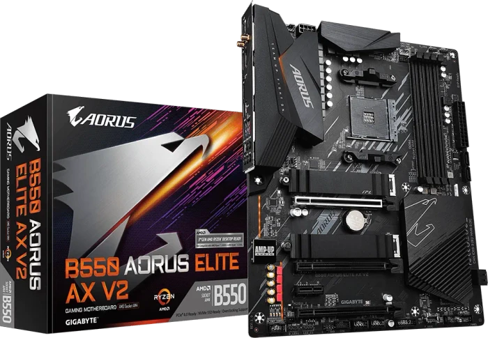 GIGABYTE B550 AORUS Elite AX V2 (Rev. 1.0) (AMD AM4)