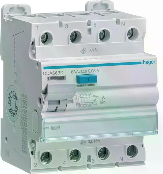 Hager CDA6D