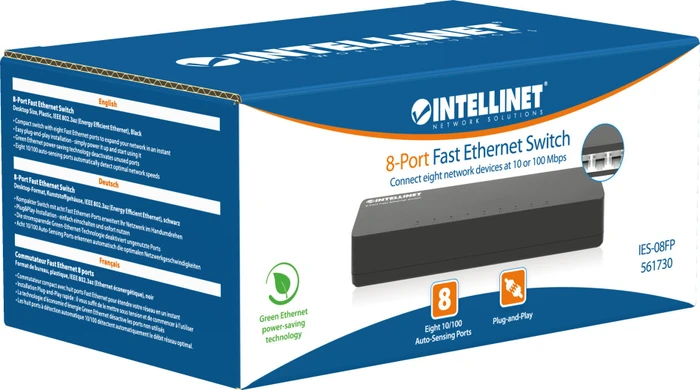 Intellinet Desktop Switch, 8x RJ-45