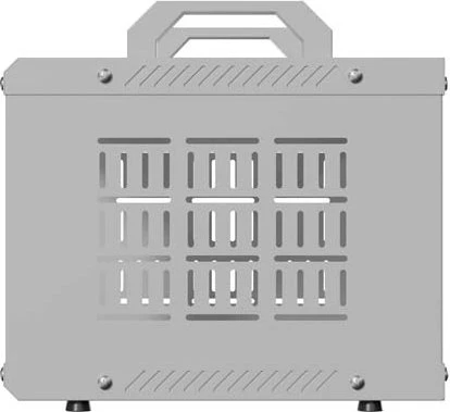 Lanberg Open Rack Series OR10 10" Open Frame Rack 4HE, 4-Pfosten, Flat Pack, IP20, RAL 7035, 300mm tief