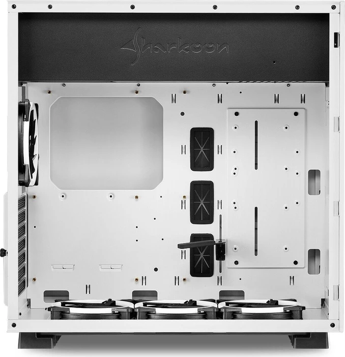 Sharkoon Pure Steel RGB White, Glasfenster