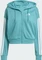 adidas Essentials 3-Streifen French Terry Hoodie powder teal/white (Damen) Vorschaubild