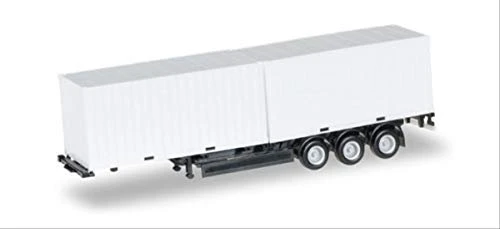 Herpa Containerchassis Krone mit 2x 20 ft. Container Chassis schwarz