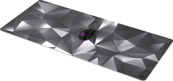 Endorfy Crystal Black XL, 900x400mm, Motiv schwarz/grau