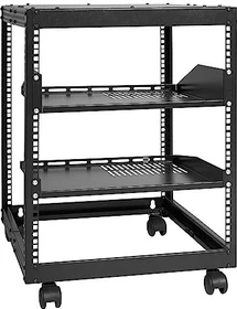 Vevor Universalgestell 12HE, mit Zubehör, schwarz, 585mm tief