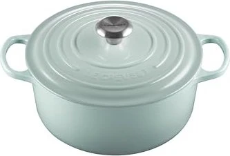 Le Creuset Signature Gusseisen Bräter rund 26cm 5.3l sea salt