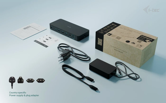 i-tec Intelligent Triple Display Docking Station, USB-C 3.1 [Buchse]