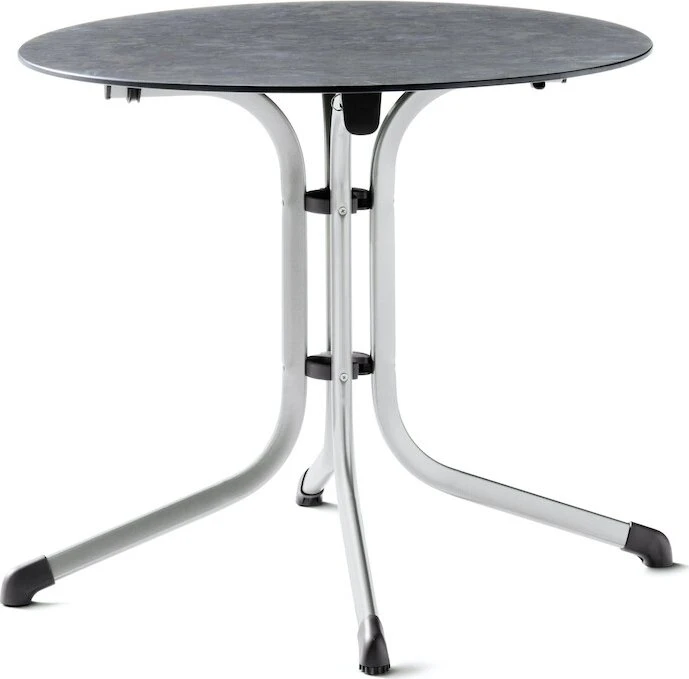 Sieger Boulevard Polytec Klapptisch 85cm graphit/schieferdekor anthrazit