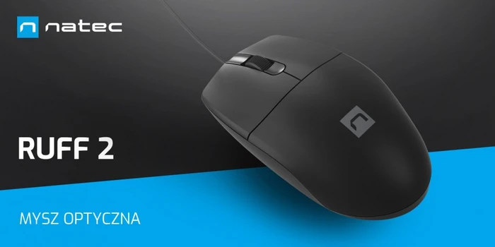 Natec Ruff 2 Mouse schwarz, USB