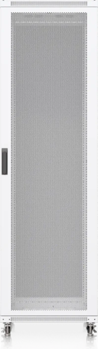 Ubiquiti 42U Rack Cabinet, 19" Rackschrank 42HE, mit Rollen, Gitternetztür, weiß, 800mm tief