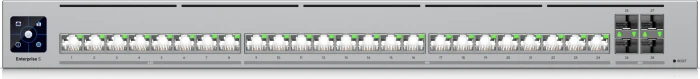 Ubiquiti Enterprise Campus 24S Rackmount 10G Managed Stacking Switch, 24x RJ-45, 4x SFP28