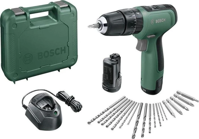 Bosch DIY EasyImpact 1200 Akku-Schlagbohrschrauber inkl. Koffer + 2 Akkus 1.5Ah