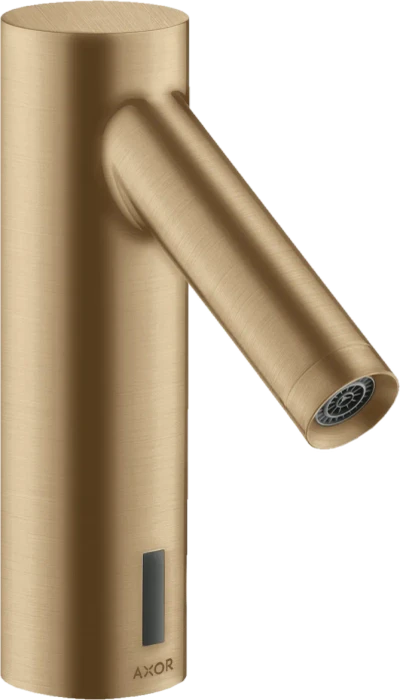 Hansgrohe AXOR Starck Elektronik-Waschtischmischer mit Temperaturvoreinstellung Batteriebetrieb brushed bronze