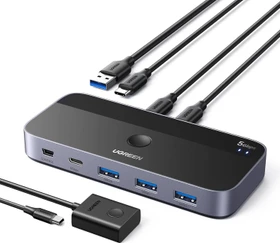 Ugreen USB-C 3.0 Switch, 2 In, 4 Out (25098)