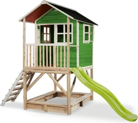 Exit Toys Exit Loft 500 Holz Spielhaus grün