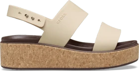 Crocs Brooklyn Cork Low Wedge chai (Damen)