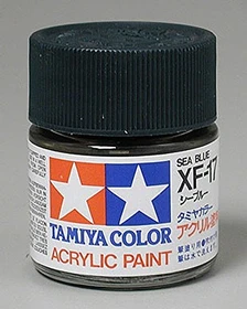 Tamiya Acrylic Paint XF-17 sea blue, 23ml