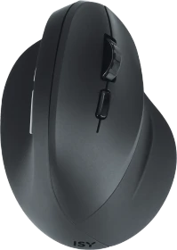 ISY IEM-1001 Wireless Ergonomic Mouse schwarz, USB