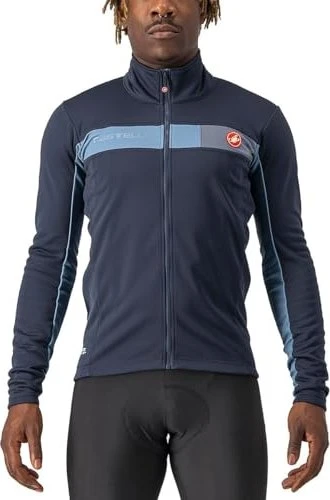 Castelli Mortirolo 6S Fahrradjacke savile blue/steel blue/silver (Herren)