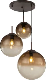 Globo Varus Hängeleuchte 3-flammig amber/braun